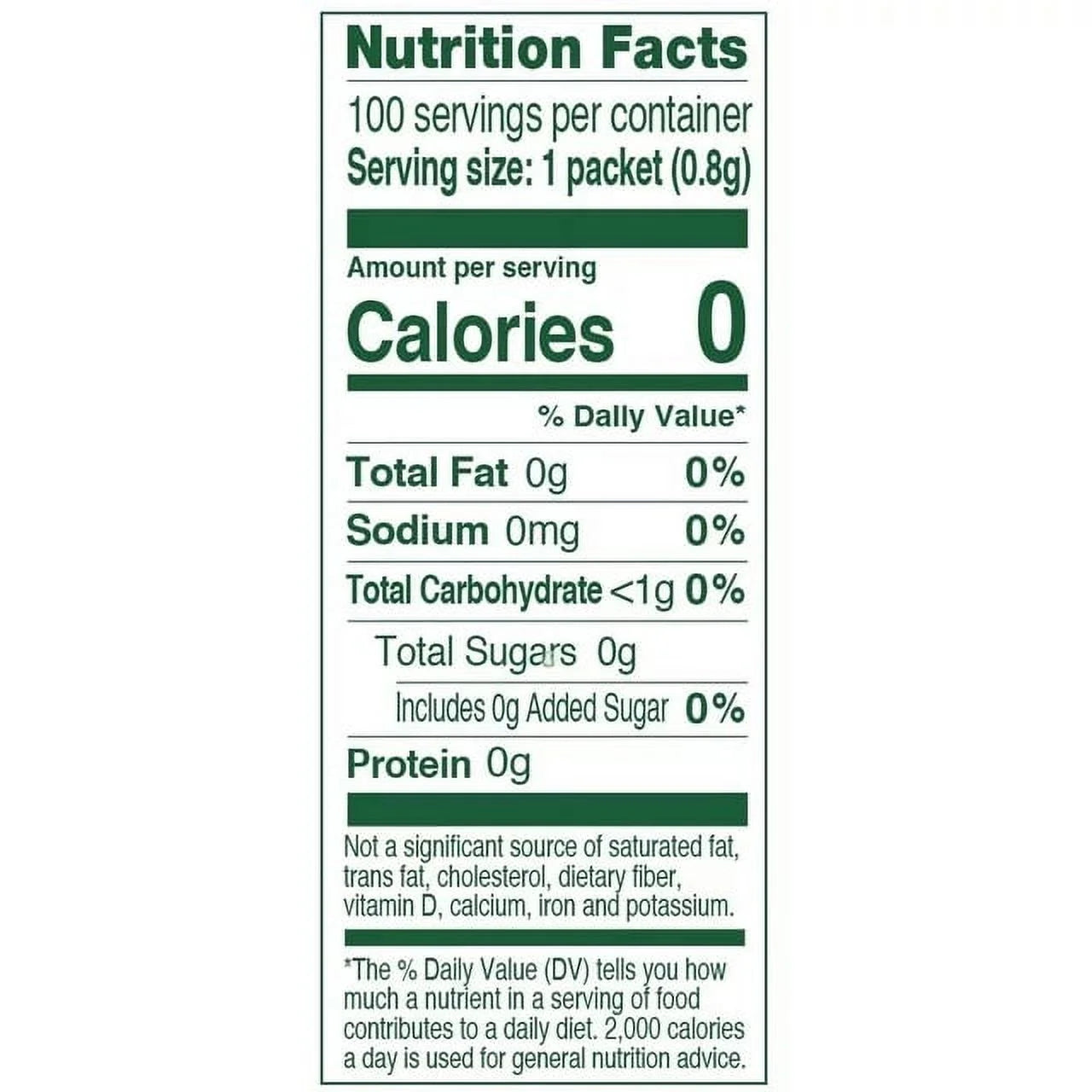 Zero Calorie Unsweetened Powdered Drink Mix Variety Pack, 100 pack T256