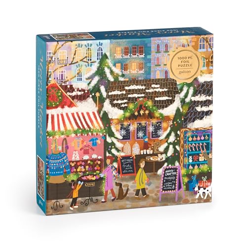 500 Pieces Winter Lights Foil Jigsaw Puzzle H175075