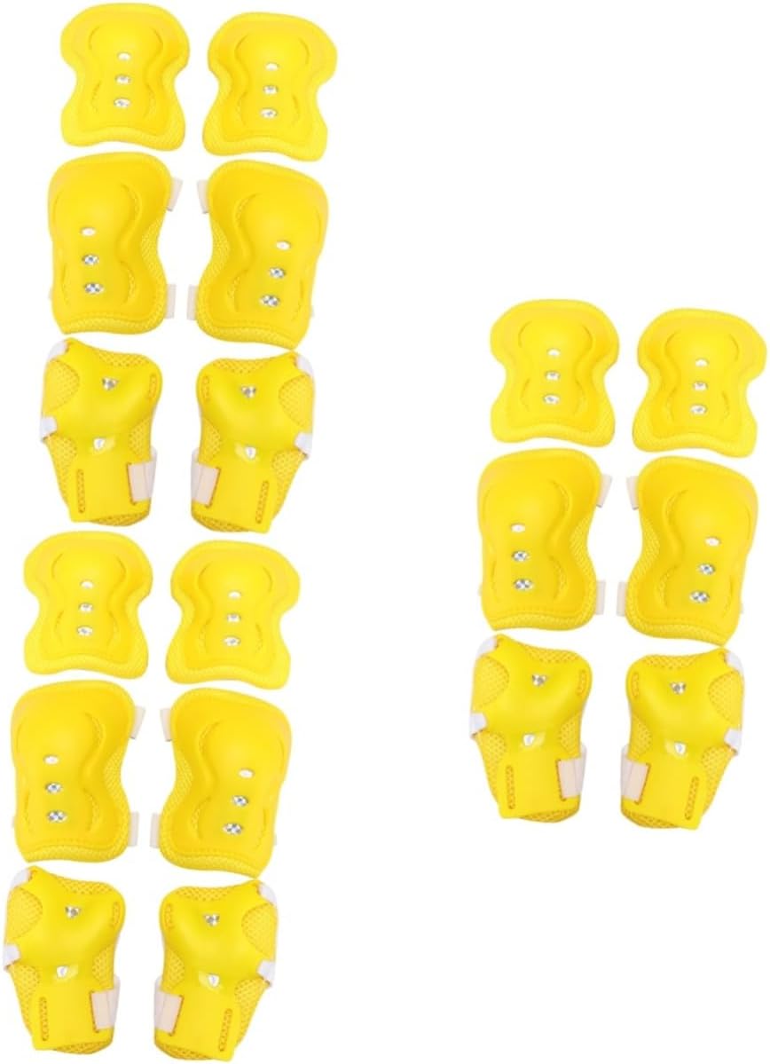 18 pcs Set Elbow Pads Knee Protector Wrist Guards Protective Gear Q984633