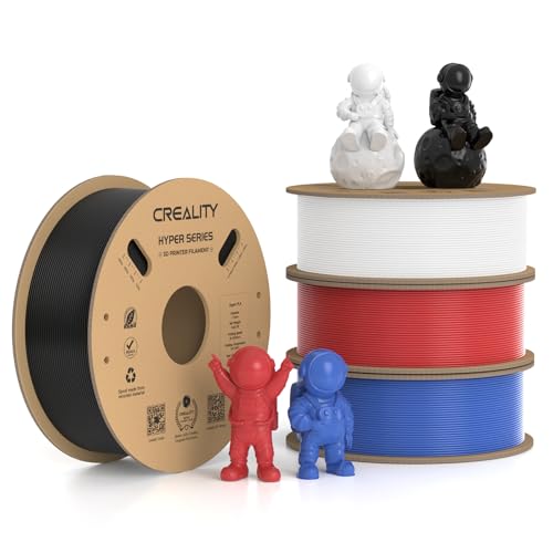 Black & White 4 Pack 1kg Spool PLA Filament 1.75mm Y846090
