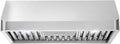 Stainless Steel Under Cabinet Range Hood with Push Button Controls, Permanent Filters, LED Lights E6633