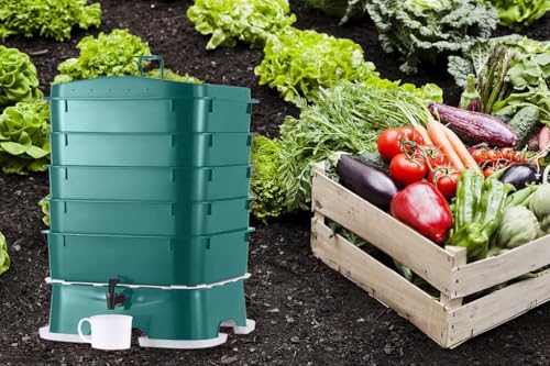 Dark Green Worm Composter C71225