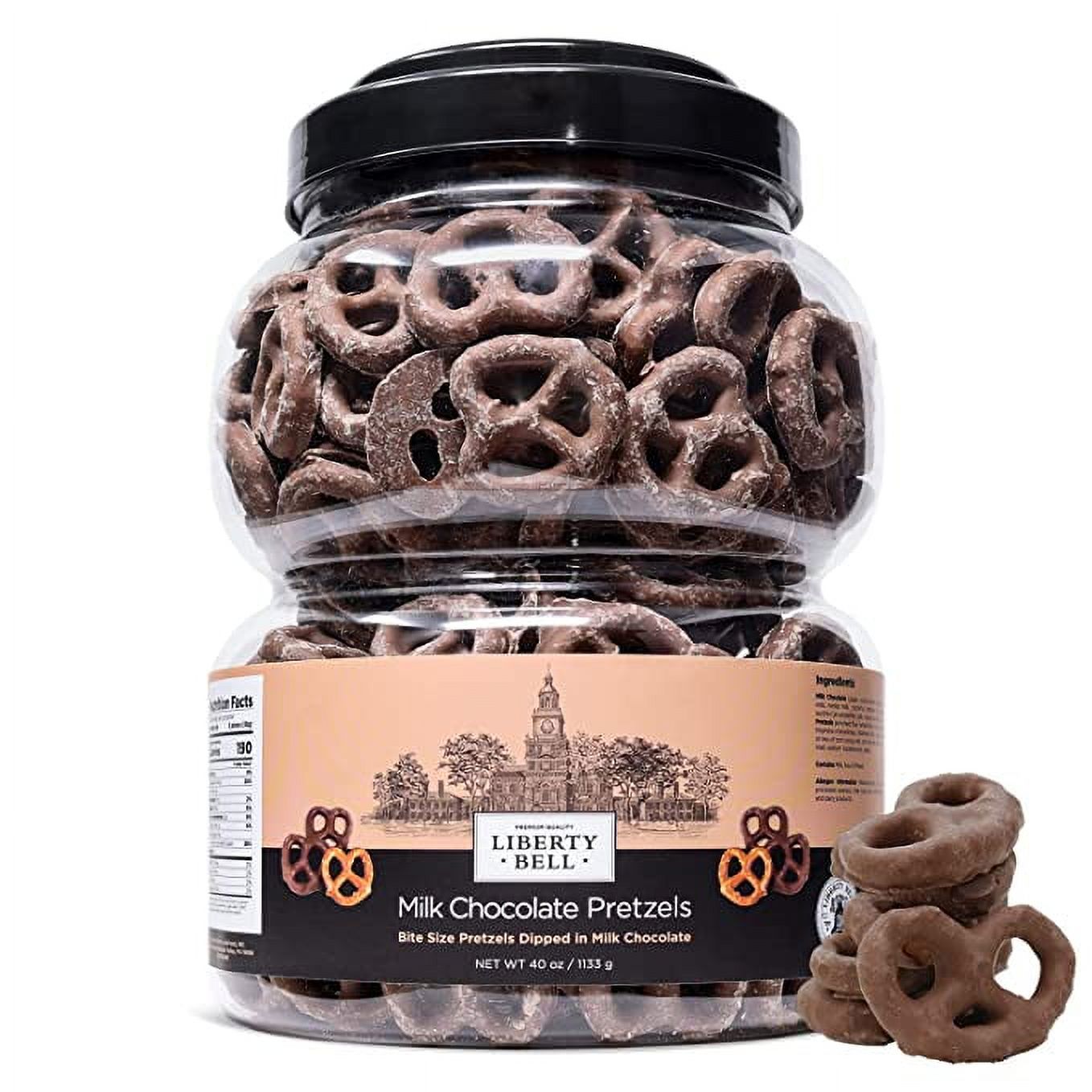 Milk Chocolate Covered Mini Pretzels, 40 Ounce O7298
