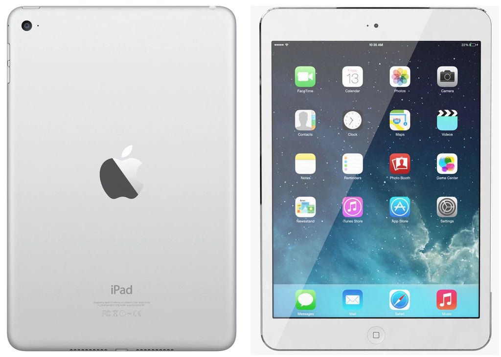 Restored Apple iPad Mini 16GB White Wi-Fi Only Bundle with Bluetooth Wireless Airbuds, Case, Charger Y66690