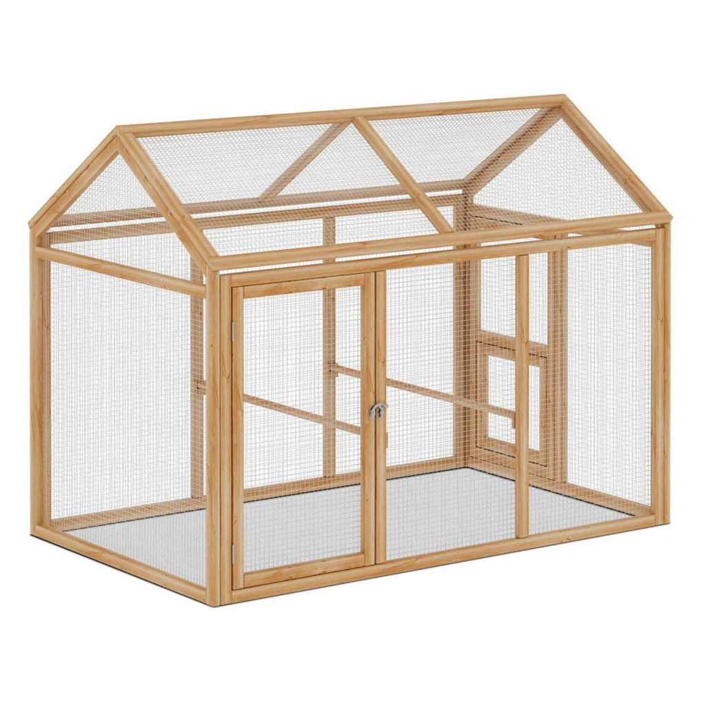 Large Outdoor Chicken Coop with Roosting Rods Z603163
