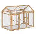 Large Outdoor Chicken Coop with Roosting Rods Z603163