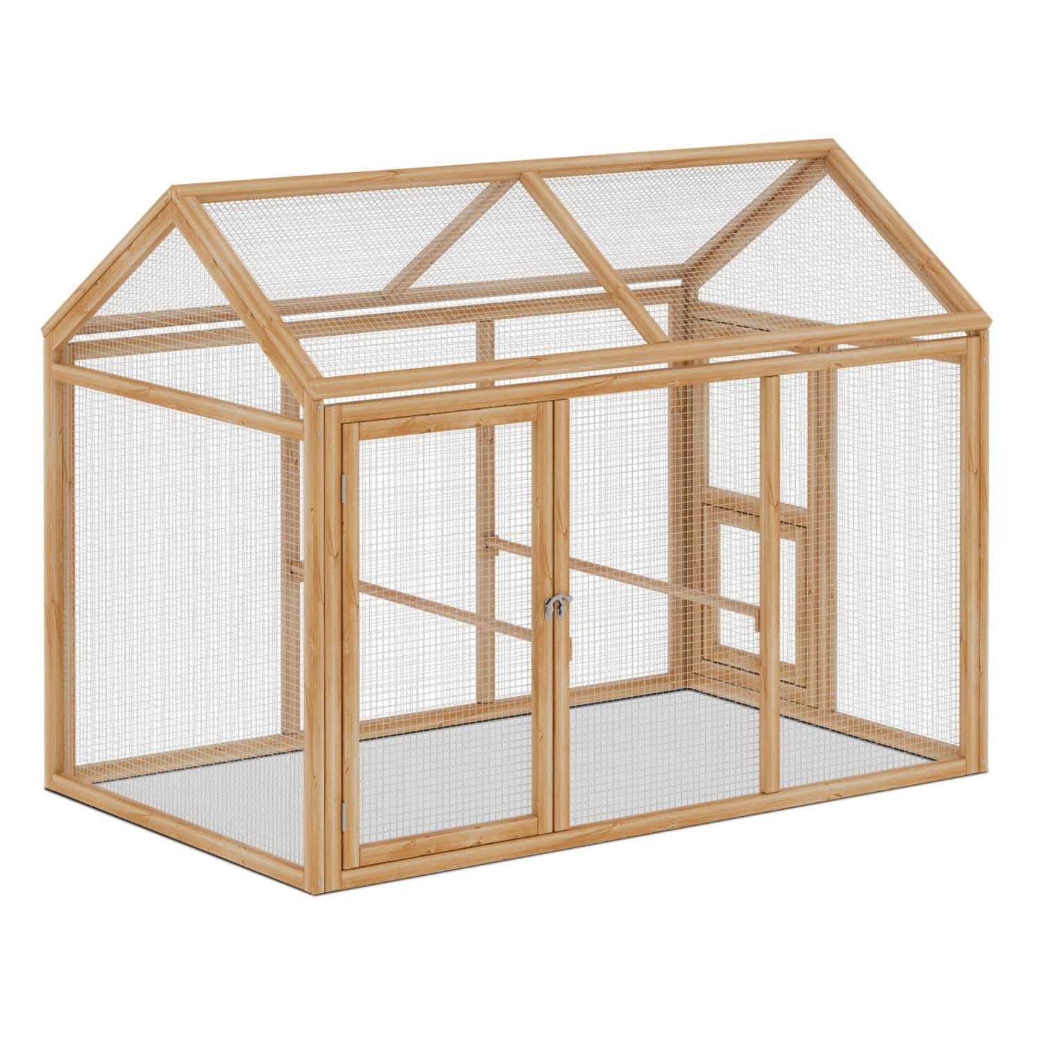 Large Outdoor Chicken Coop with Roosting Rods Z603163