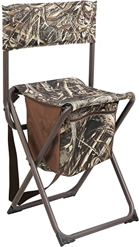 Camouflage Folding Seat Stool with Storage Pocket B257487