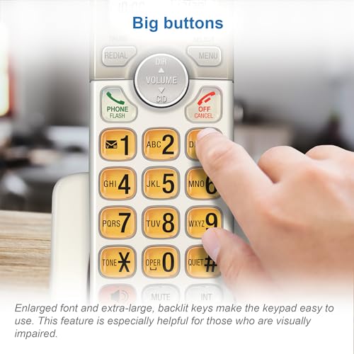 2-Handset Cordless Phone with Answering System S347958