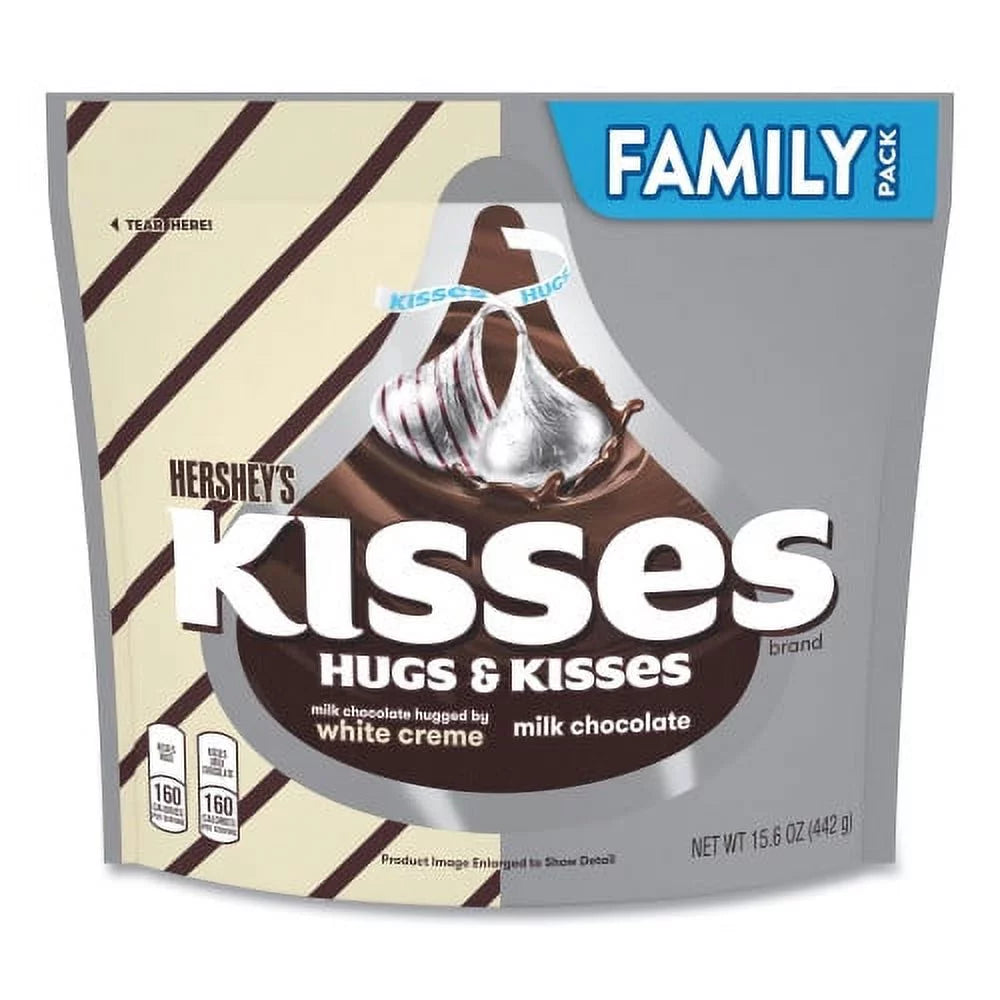 15.6 oz Hershey's KISSES and HUGS Assortment Bag L33632