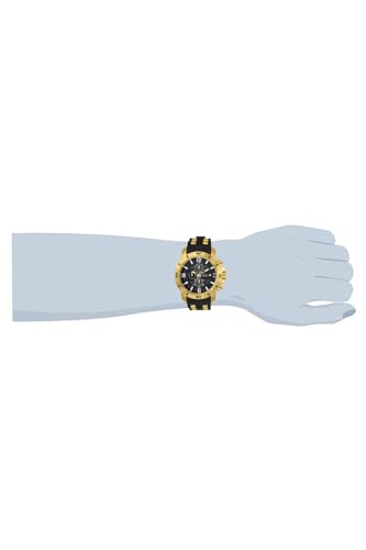 Stainless Steel Quartz Watch with Stainless-Steel Strap, Blue, Black U4296