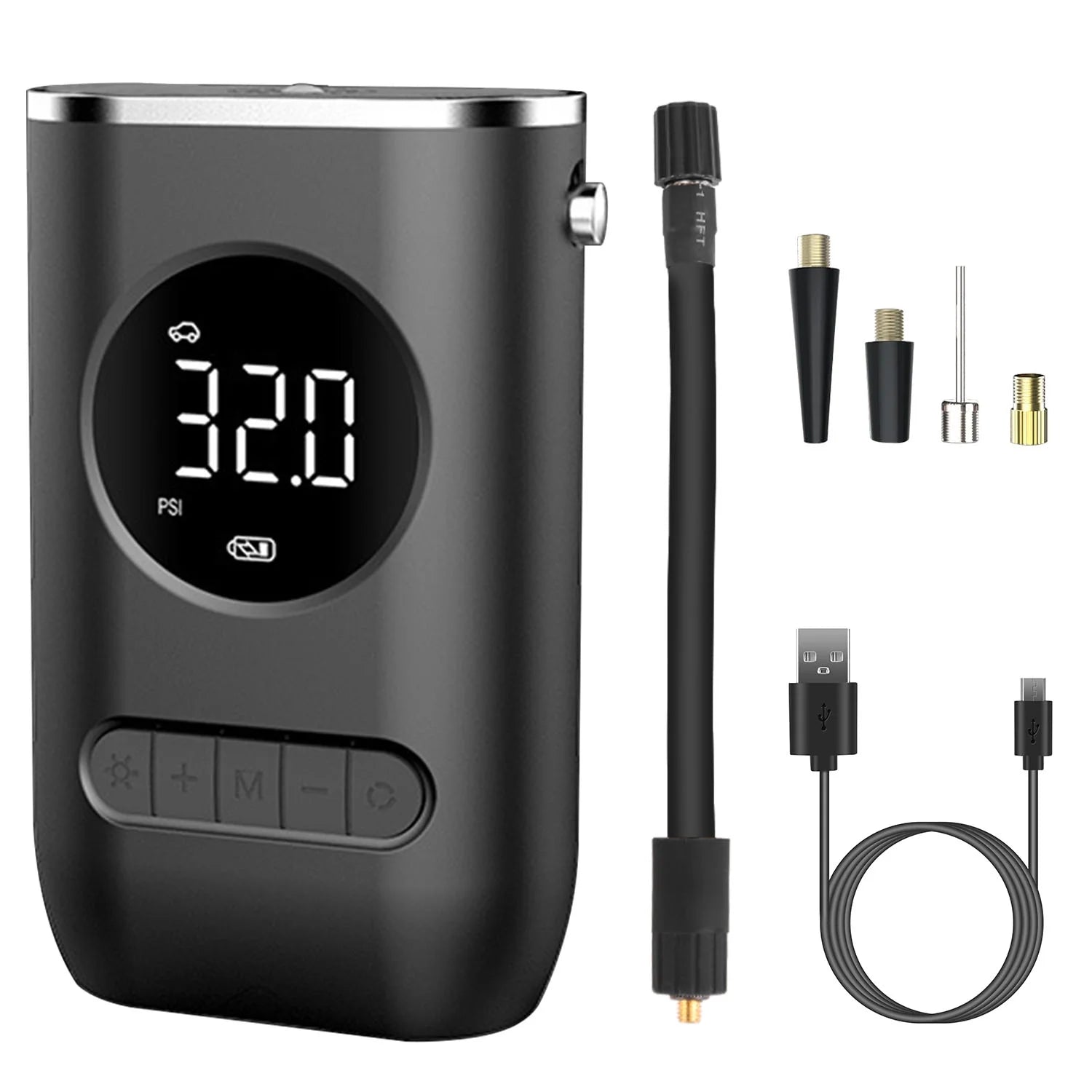 150 PSI Portable Tire Inflator Air Compressor with Digital Pressure Gauge N713