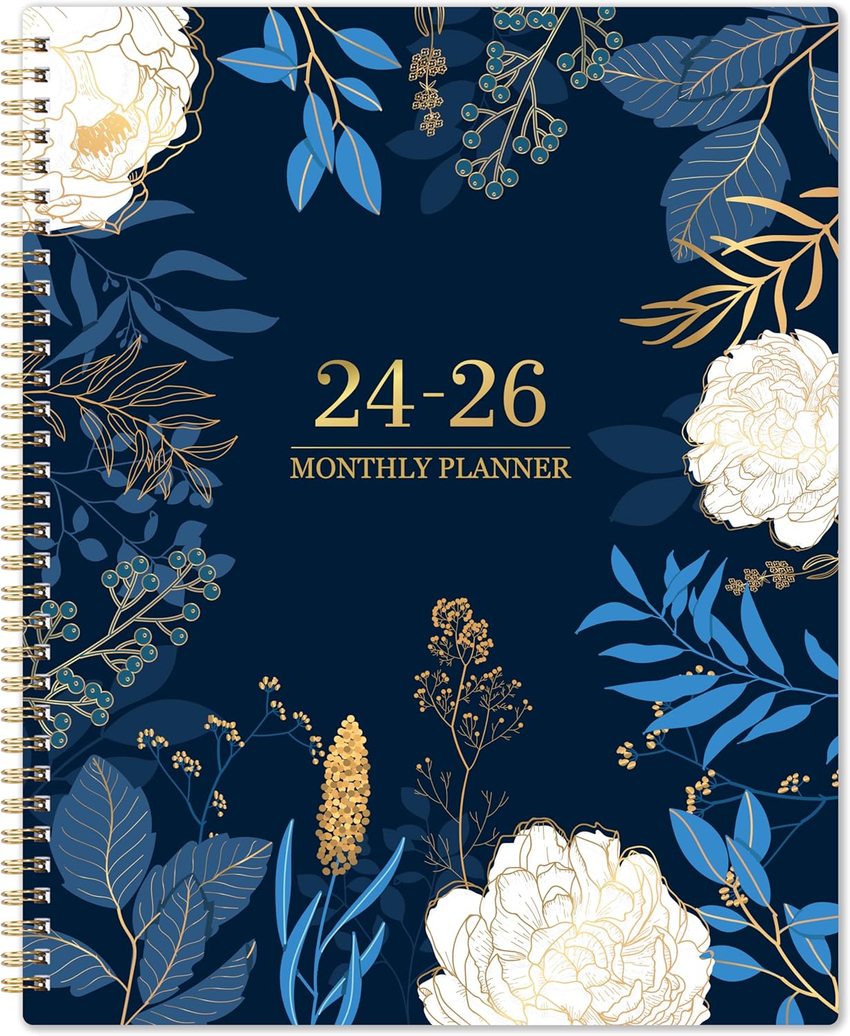 24 Month Monthly Planner, 11" x 9", Twin-Wire Binding X591761