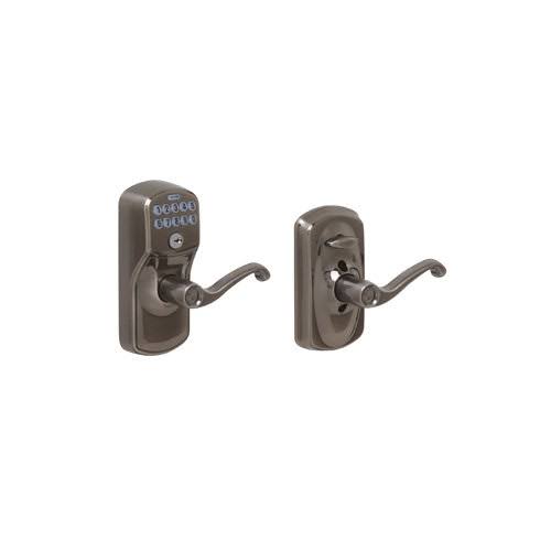 Satin Chrome Keypad Entry Leverset C9006