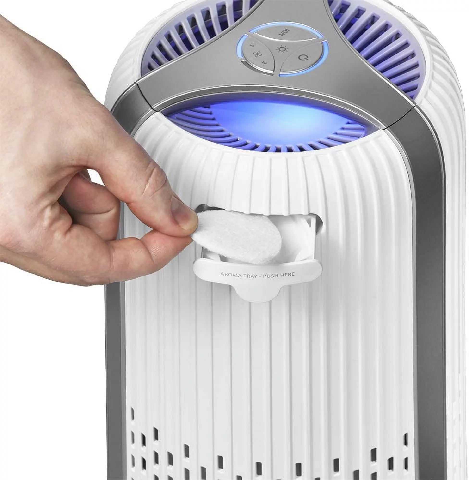 White 4-in-1 Tower Air Purifier with HEPA Filtration I511