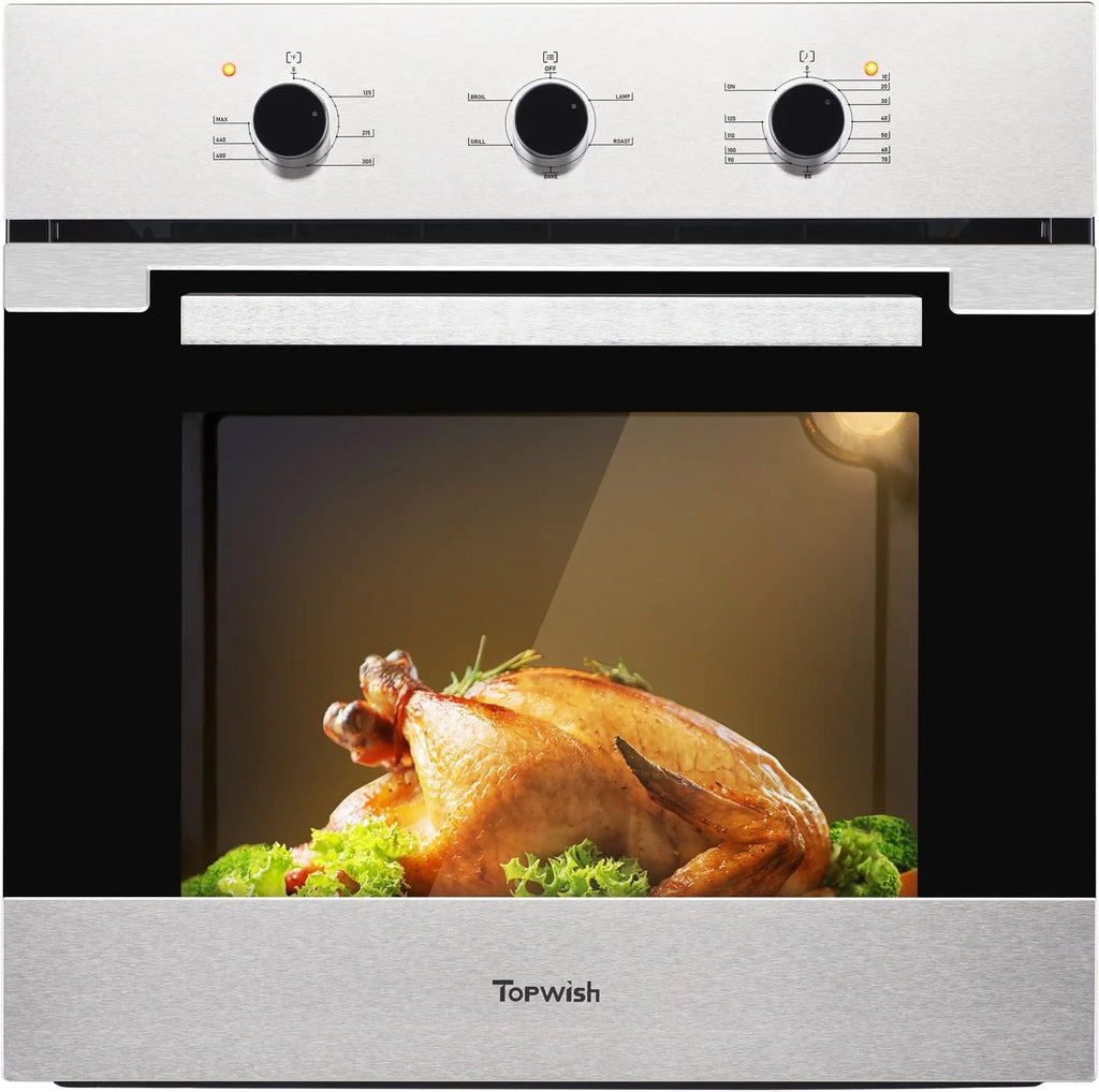 2.3 Cu.ft. 24" Single Electric Wall Oven with Stainless Steel Finish X389