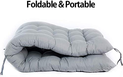 Red 48 inch Thicken Washable Patio Bench Cushion S330