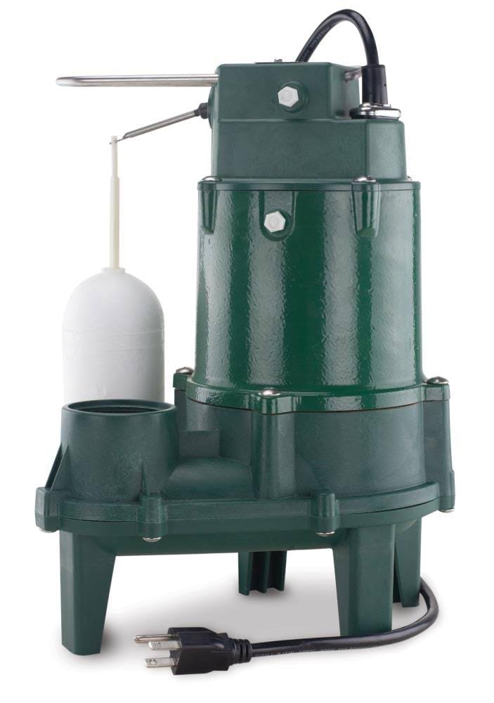 0.5-HP 115-Volt Cast Iron Sewage Sump Pump D165890