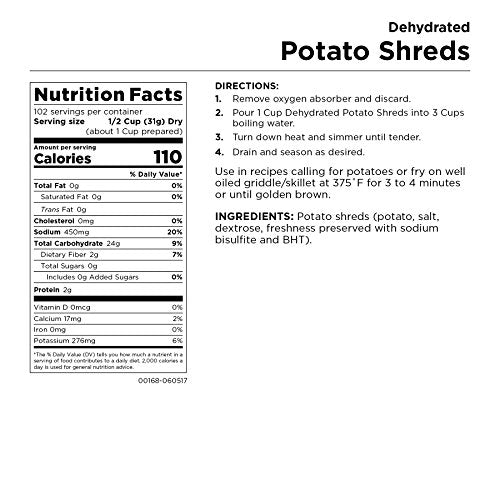 Dehydrated Potato Shreds T623