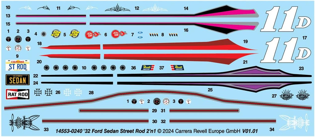 1:25 Scale 188-Piece Model Building Kit B62576