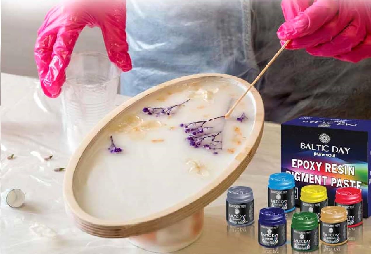 24 Pigment Pastes for Epoxy Resin Jars Set Q3144