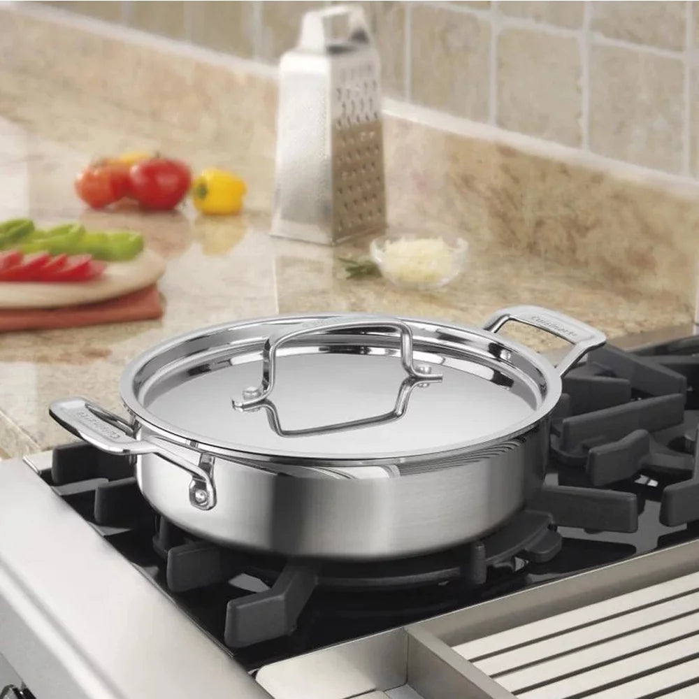 3 Qt. Tri-ply Stainless Steel Casserole U7691