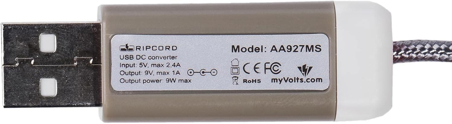 USB to 9V DC Power Cable B861914