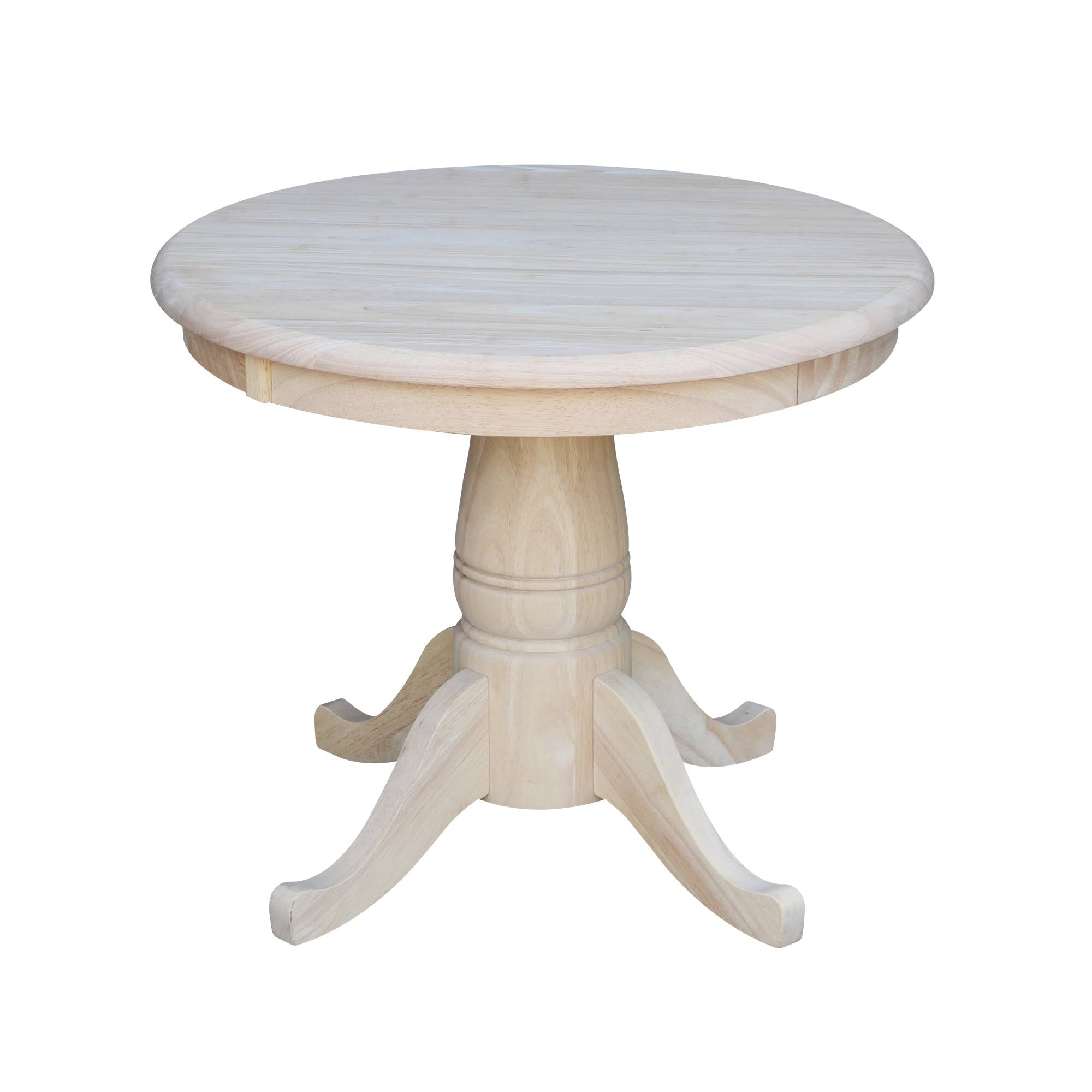 Unfinished Round Pedestal Table P975181