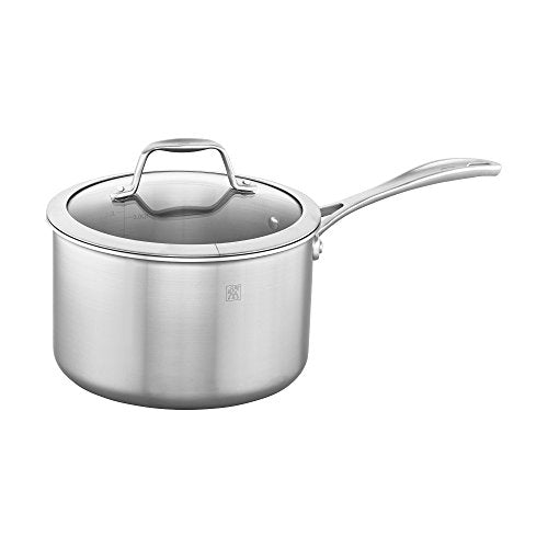 3-ply 1-qt Stainless Steel Saucepan M989