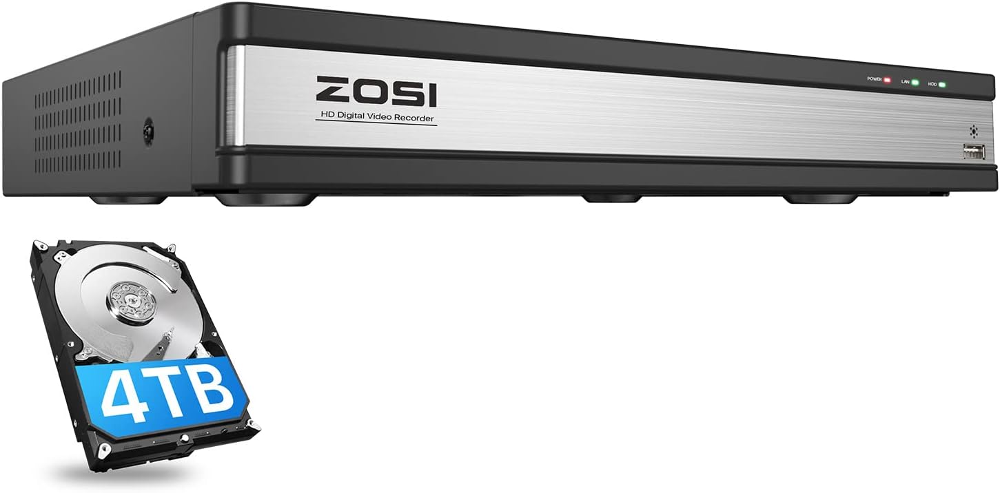 8 Channel 5MP CCTV DVR Recorder with 2TB Hard Drive E734081