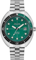 Men's Oceanographer Stainless Steel Automatic Watch, Green Dial L11171