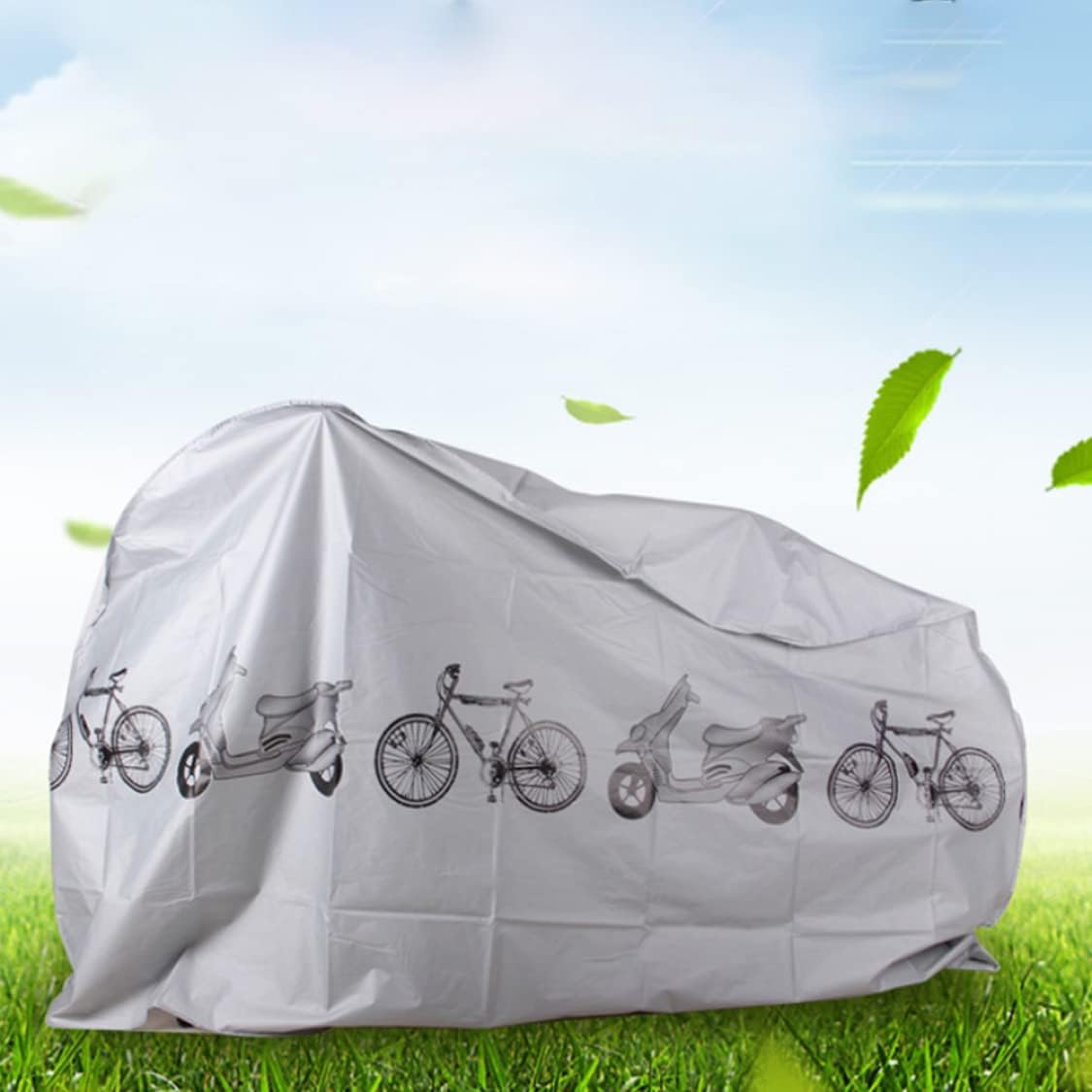 Grey Waterproof Bicycle Cover I846335