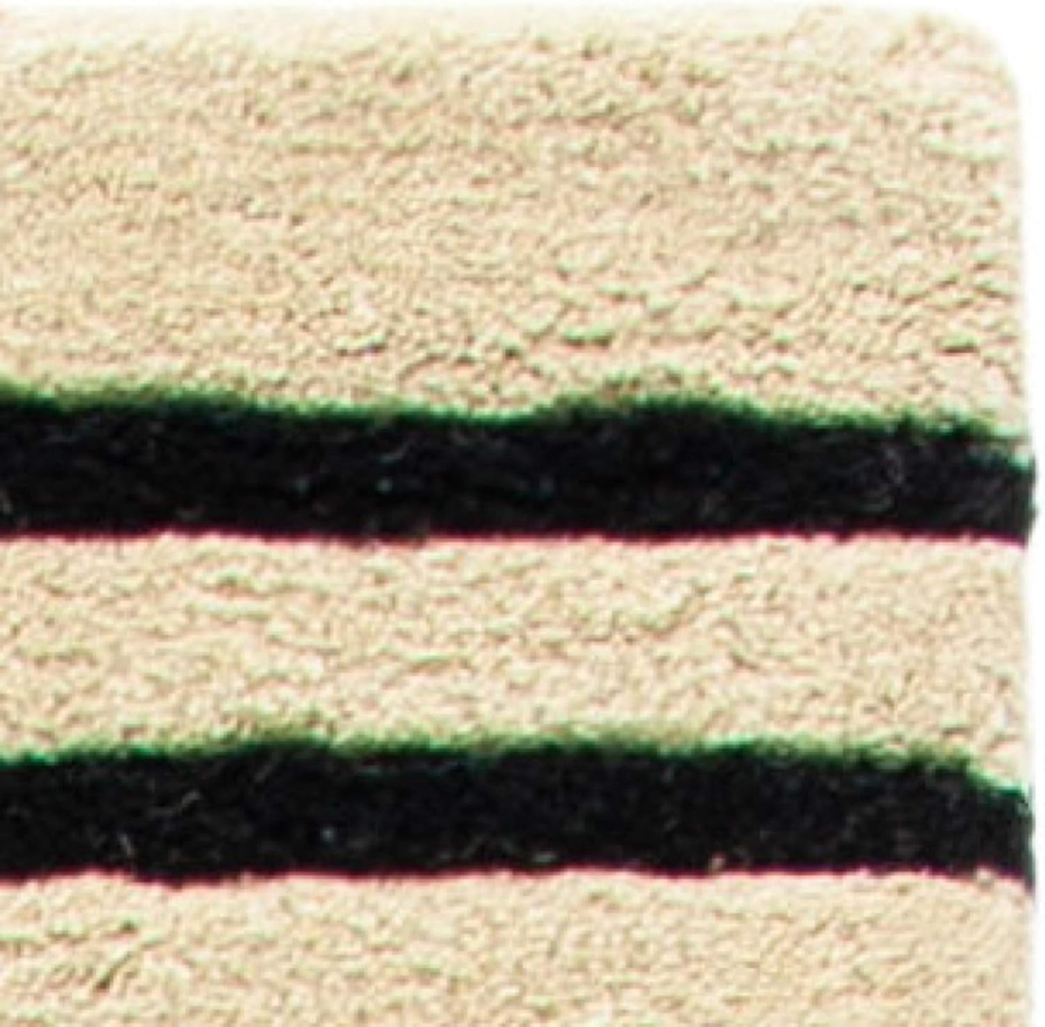 Gold Handmade Abstract Wool Runner Rug J5077