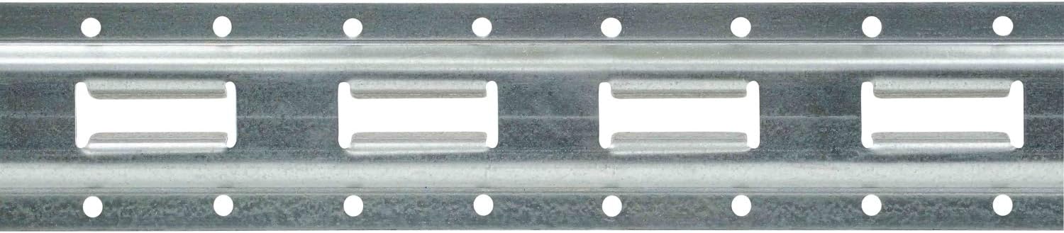 4 Pack 5' Vertical Galvanized Steel Bolt-On Tie-Down Rail Q37928