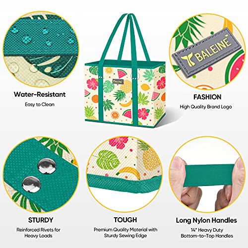 3Pk Reusable Grocery Bags (Gray) N6917