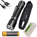 3100 Lumen LED Tactical Flashlight with USB Rechargeable Battery and Carrying Case G396910