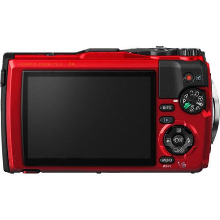 Red Digital Camera with Accessory Bundle F612148