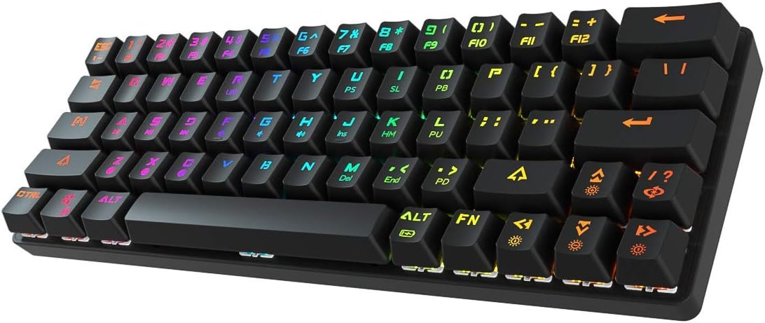 60% Wireless Mechanical Keyboard with RGB Backlit Q960