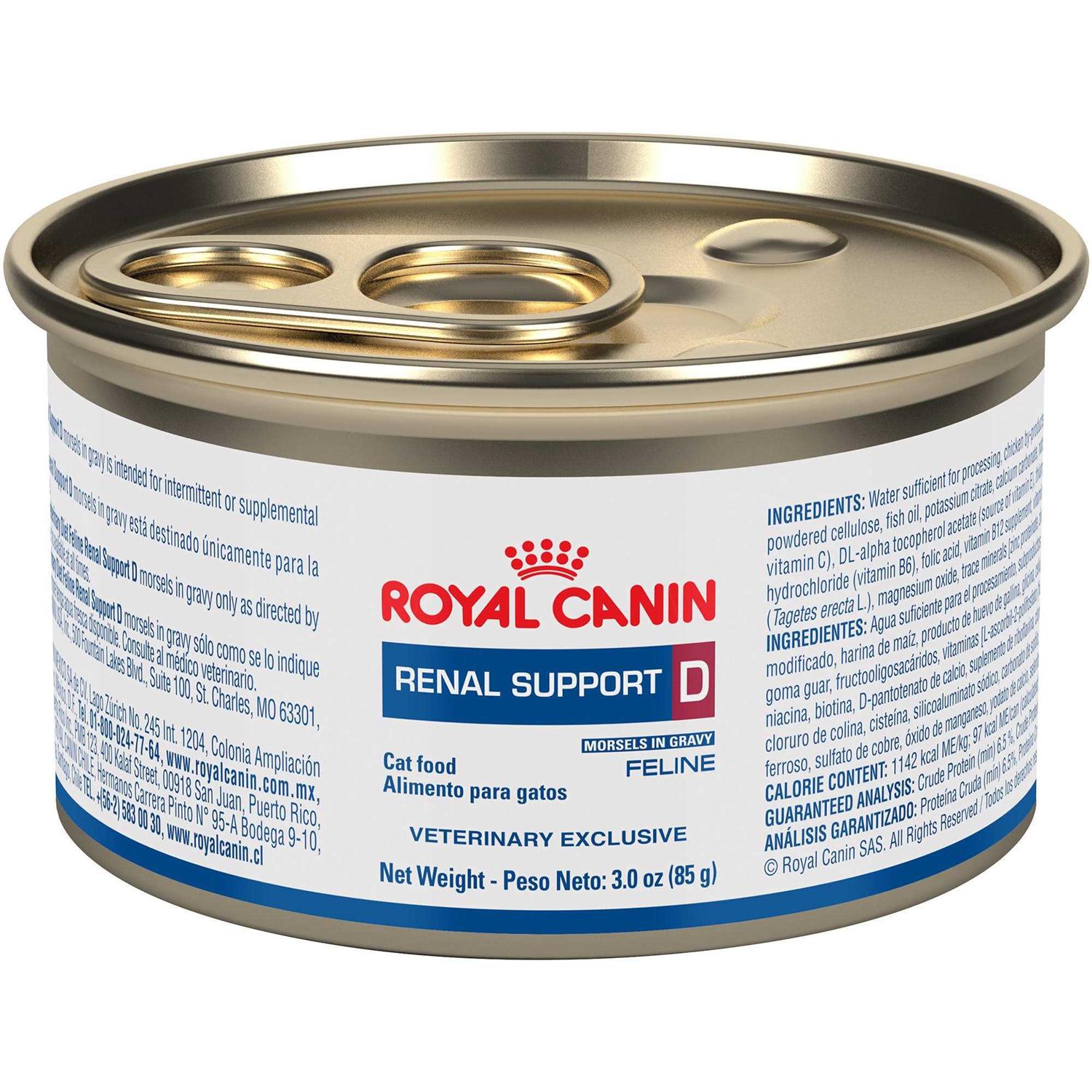 Veterinary Diet Feline Renal Support D Canned Food O18413