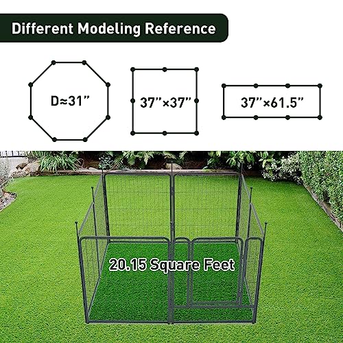 32" Height 16 Panels Foldable Dog Playpen X25186
