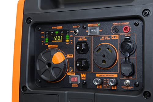 4500-Watt Portable Inverter Generator with Fuel Shut-Off D651479