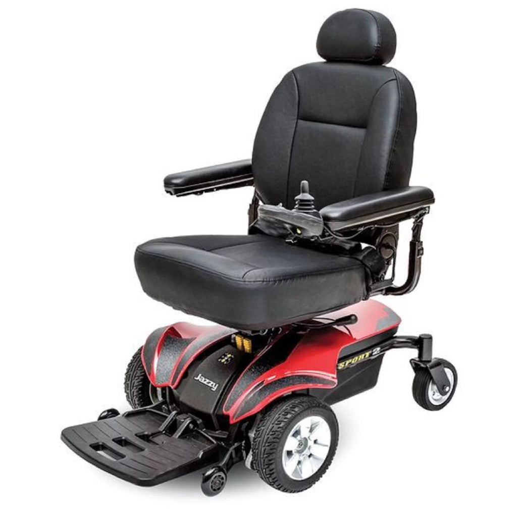Front-Wheel Drive Power Chair Jazzy Red H451