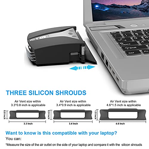 Laptop Fan Cooler with Temperature Display I6714