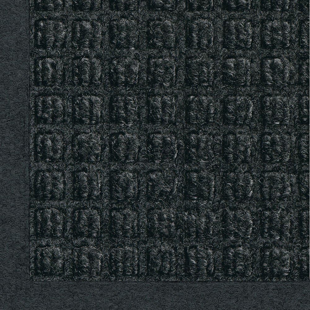 Charcoal 10' Length x 4' Width Polypropylene Fiber Floor Mat C84388