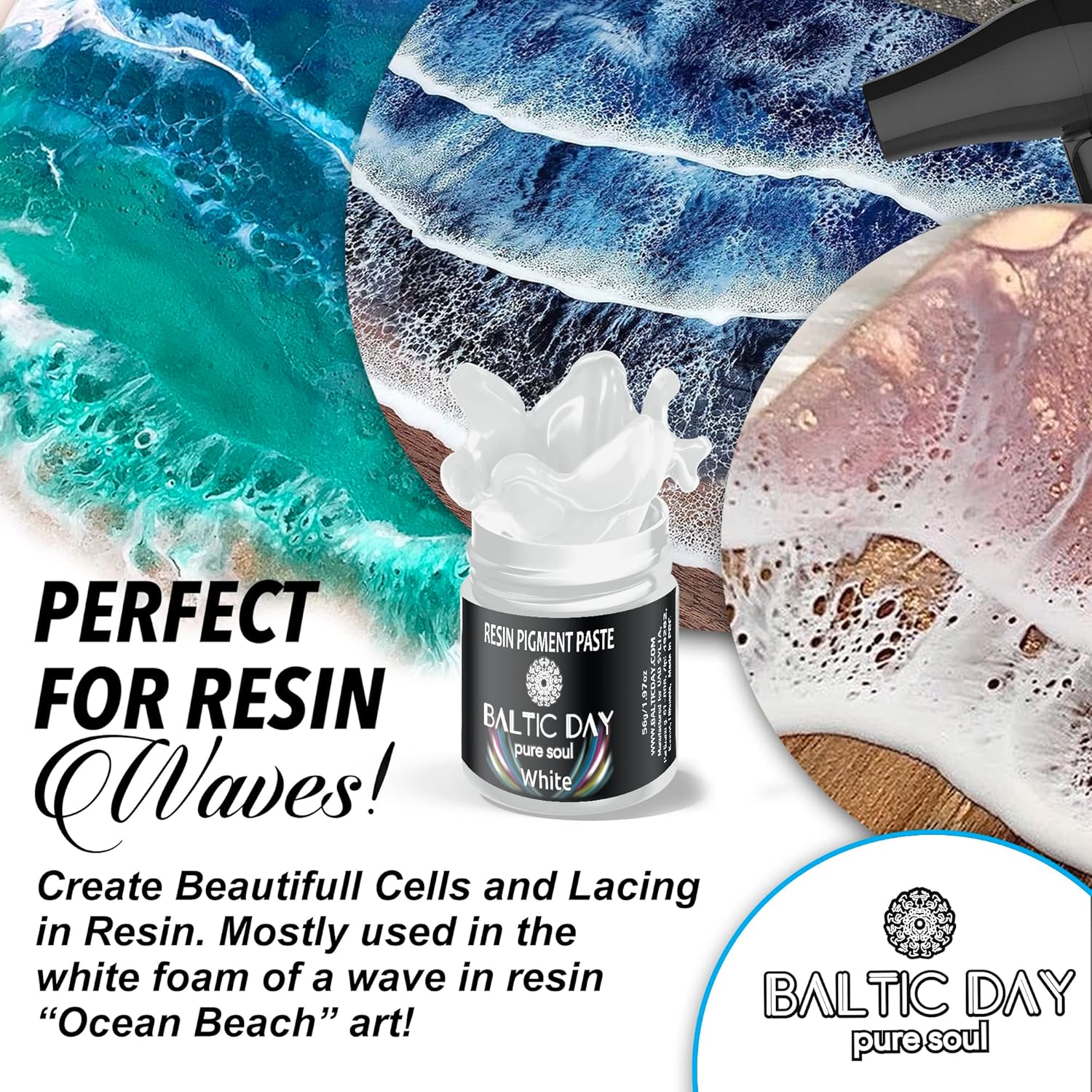 24 Pigment Pastes for Epoxy Resin Jars Set Q3144