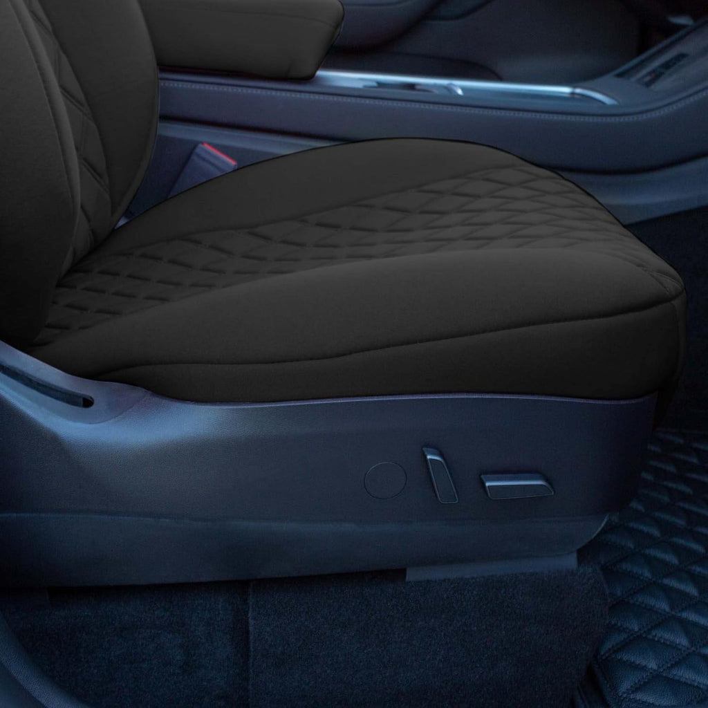 Black Neoprene Water Resistant Automotive Seat Covers Full Set O9071