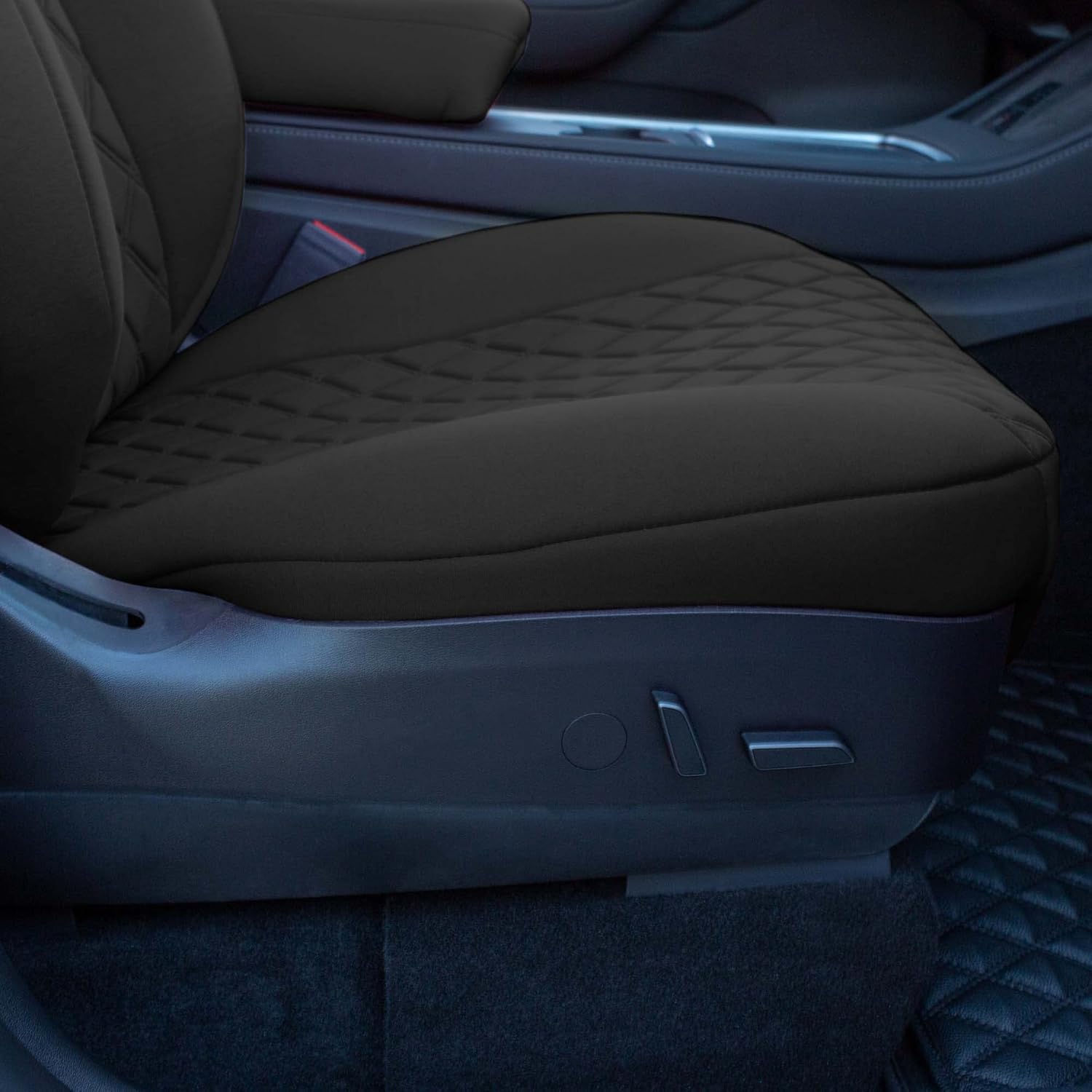 Black Neoprene Water Resistant Automotive Seat Covers Full Set O9071