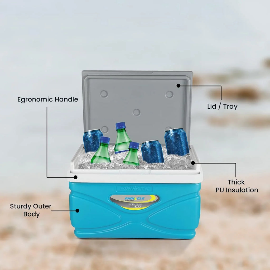Sky Blue 4.5 Liter Hard Portable Cooler S273
