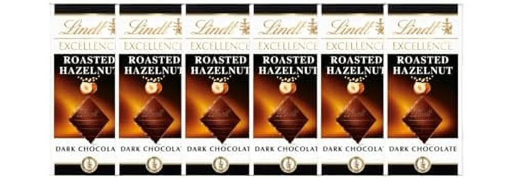Roasted Hazelnut Dark Chocolate Bar, 6 Pack I925