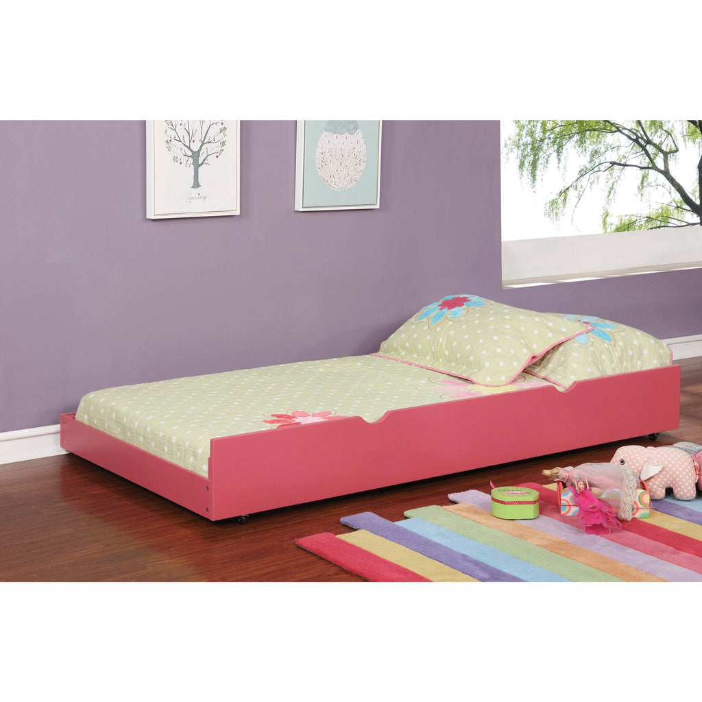 Gray Twin Solid Wood Pull-Out Trundle C737